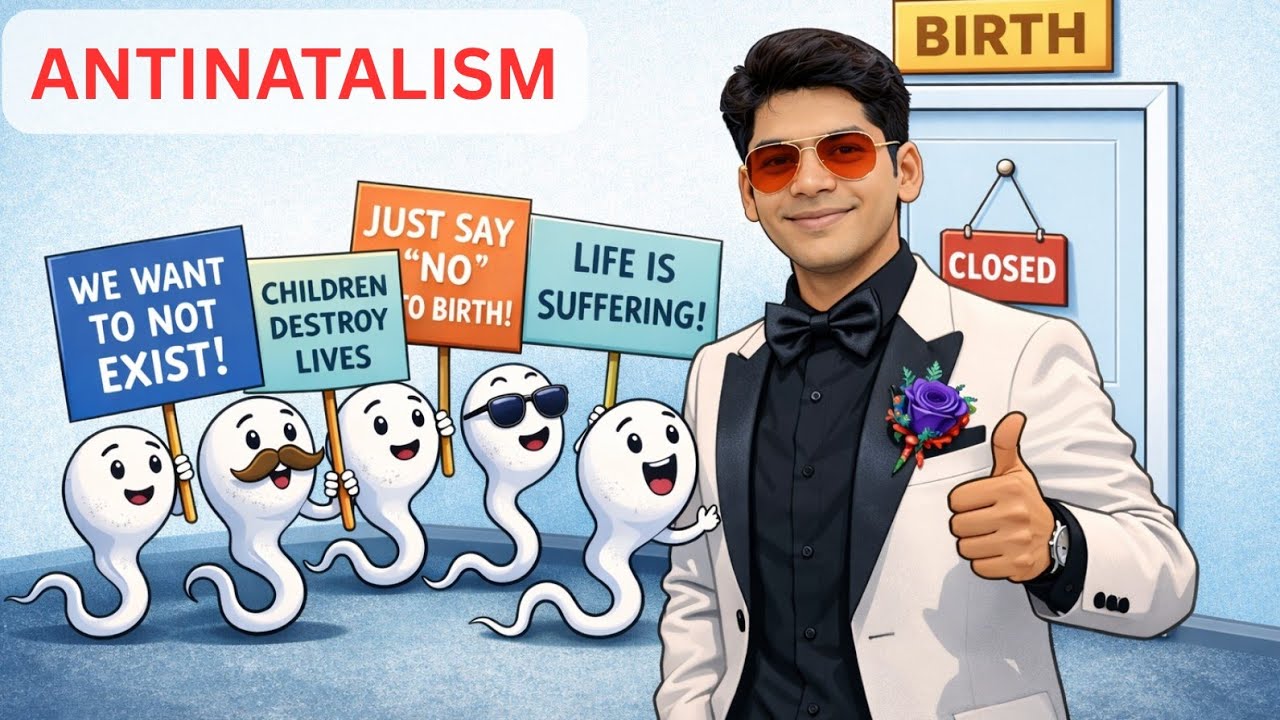 बच्चे पैदा करने से पहले ये video ज़रूर देखना ©Dheeraj Kumar #antinatalism #selfimprovement#lifecoach