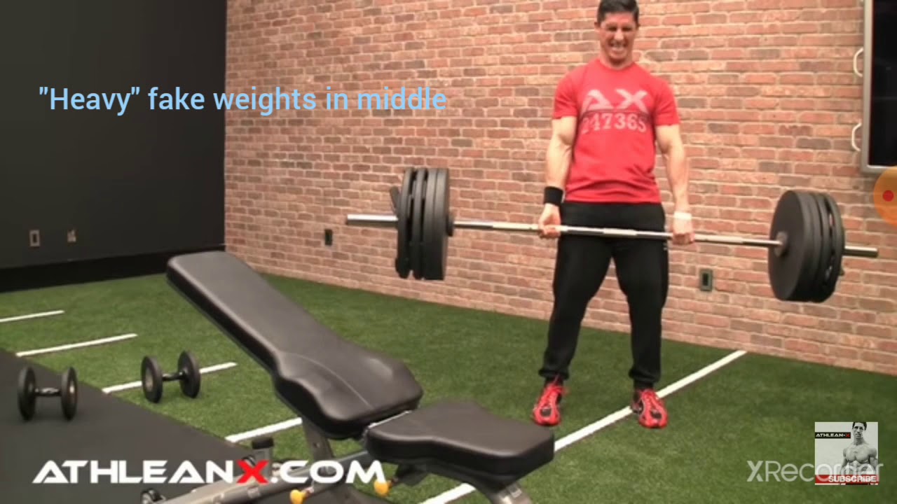 Athlean X Fake Plates and Real Strength Shown