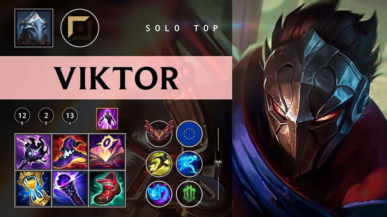 Viktor Top vs Ahri - EUW Grandmaster Patch 26.06