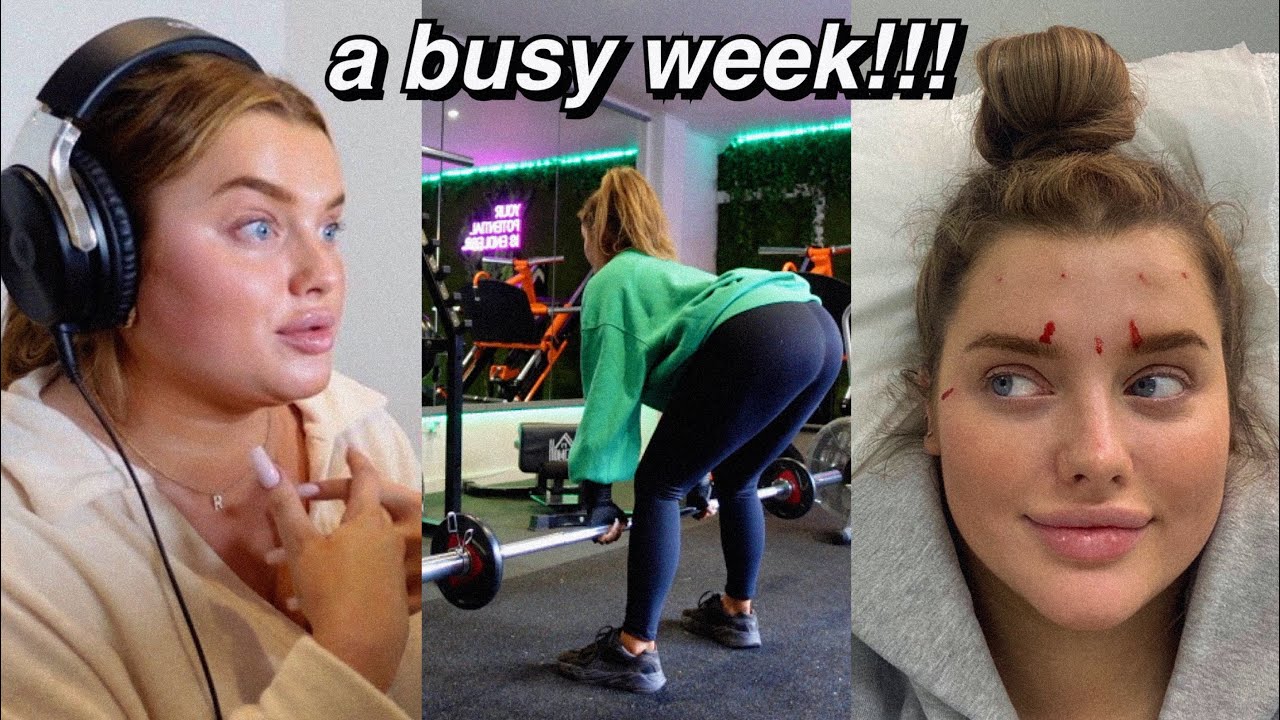 A BUSY WEEK!! podcast recording, a little filler & friendsss!!! | rach leary