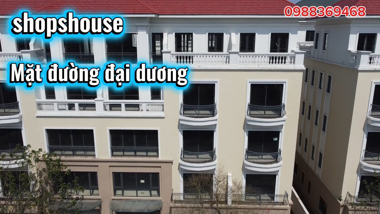 Bán shophouse mặt đường đại dương | ocean park 2 