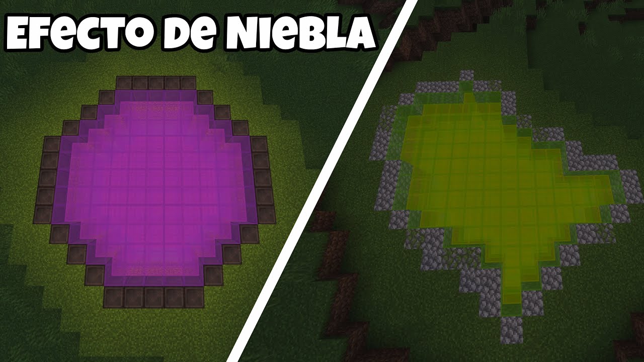Cómo hacer el efecto de NIEBLA en Minecraft