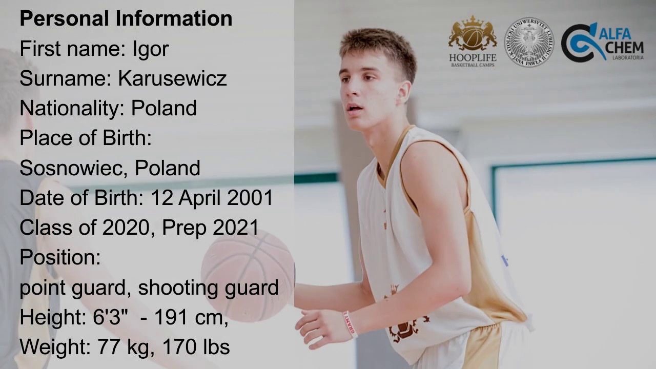 Igor Karusewicz Highlights - HoopLife Basketball Camps