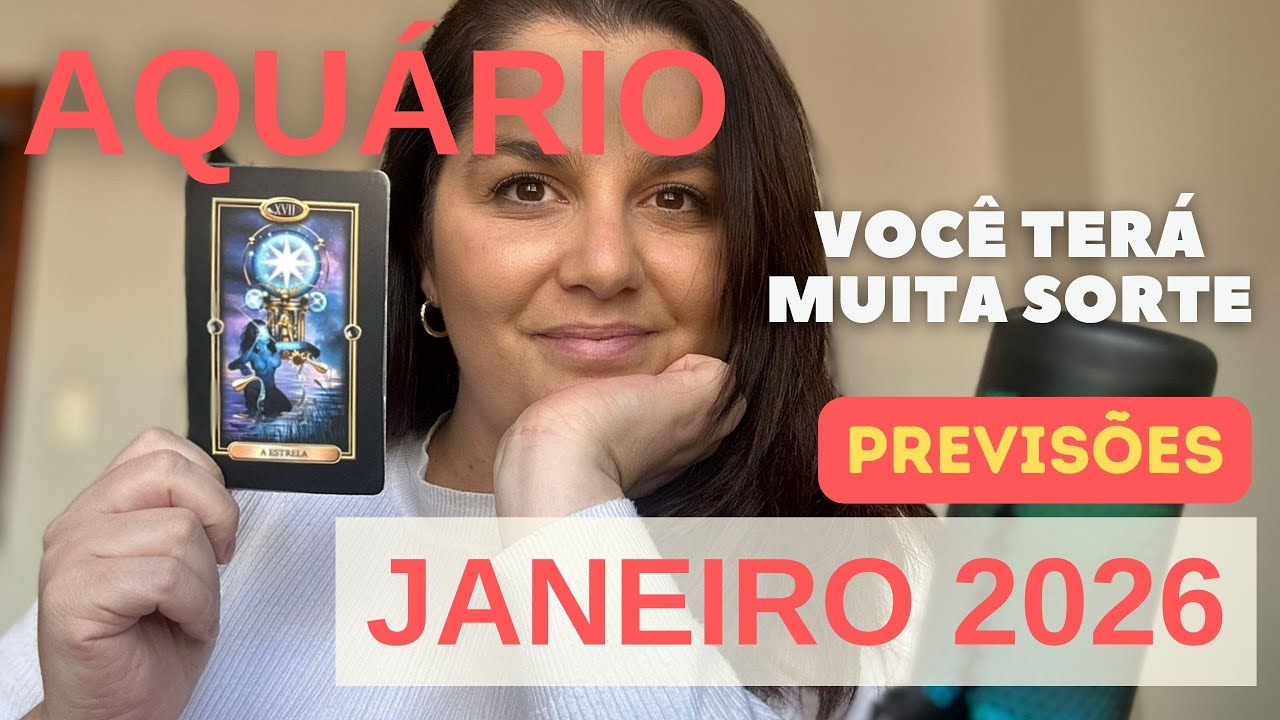 AQUÁRIO ♒JANEIRO DE 2026: MÊS DE SORTE! ACREDITE, VOCÊ PODERÁ TER UMA BOA SURPRESA $$$