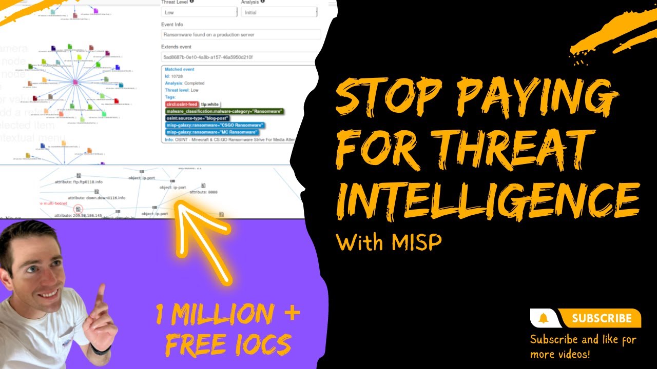 Установка MISP — более 1 миллиона бесплатных IoC за 10 минут!