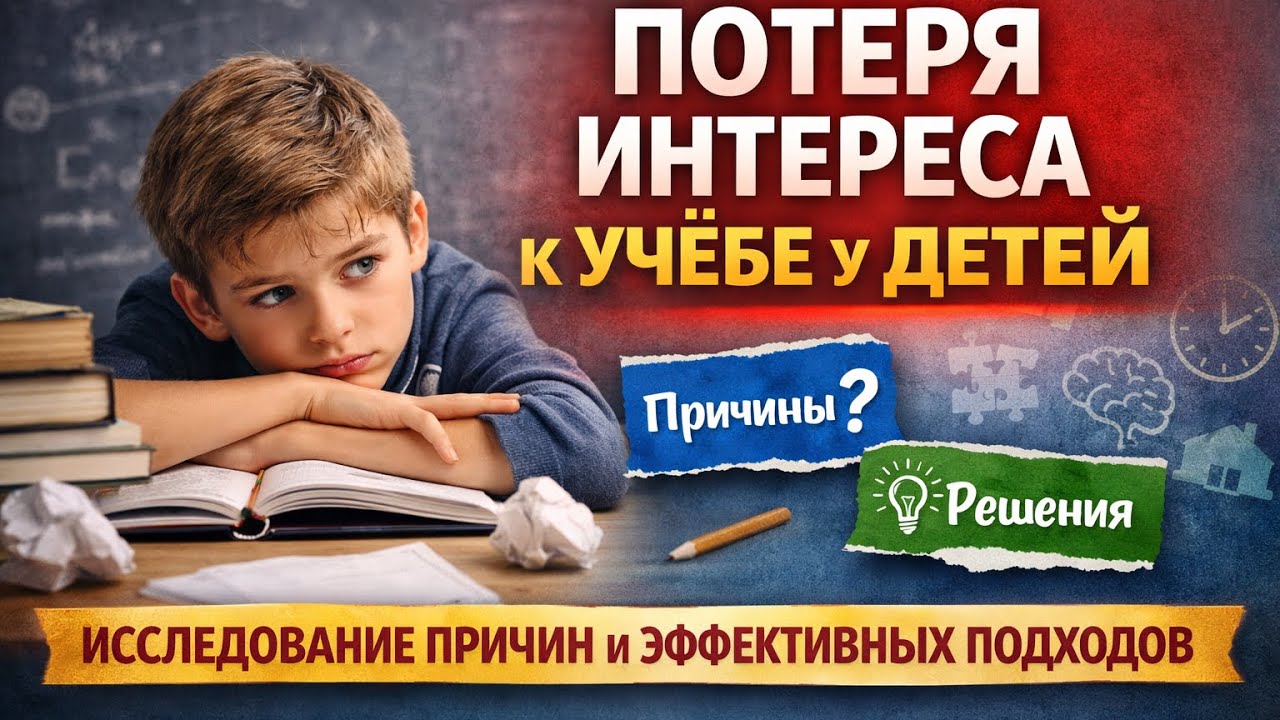 Мой ребёнок не хочет учиться! Что делать, если потерял интерес к школе