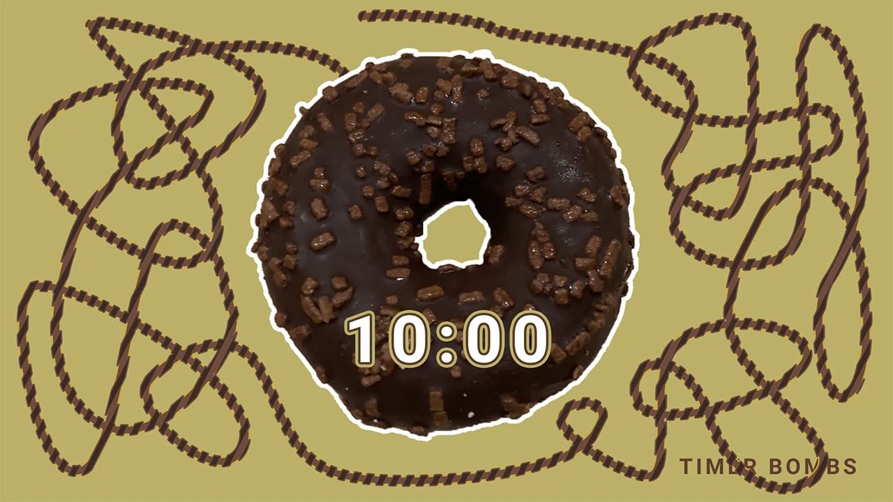 10 Minute Real Donut Timer Bomb