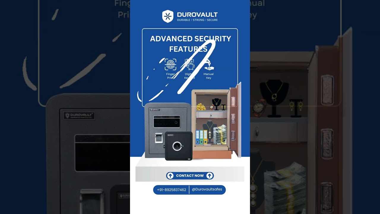 🎉 AADI MEGA SALE is here with DUROVAULT&reg; safety locker 🔐 Get 20% OFF on premium safety lockers✨