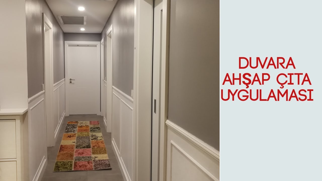 Duvara Ahşap Çıta Uygulaması