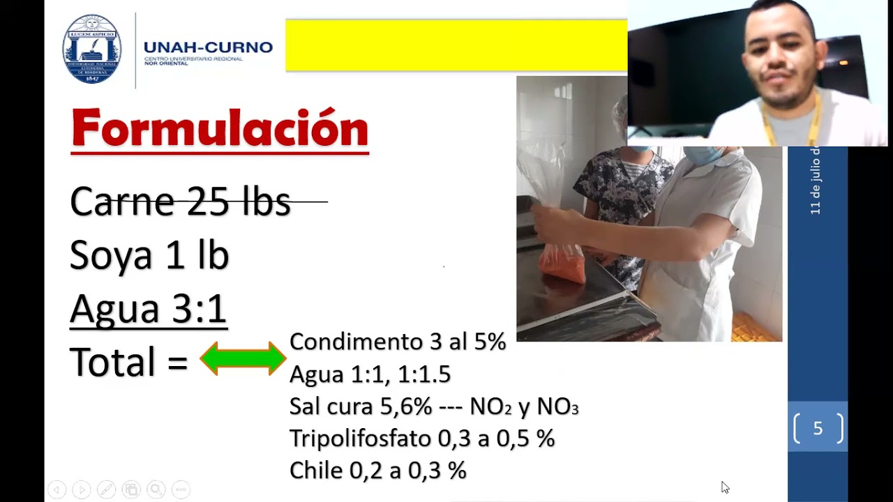 Proceso de Elaboración de un Embutido Ahumado