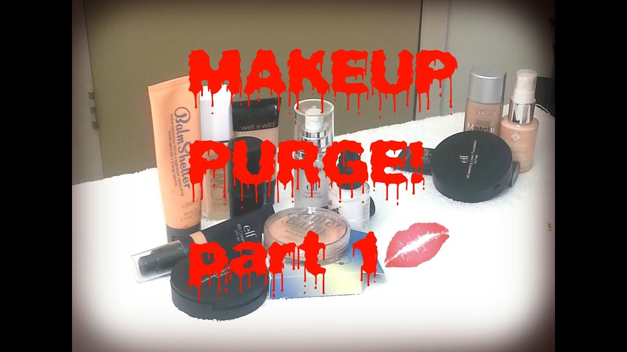 Makeup Purge! Part 1- Foundation and Powders