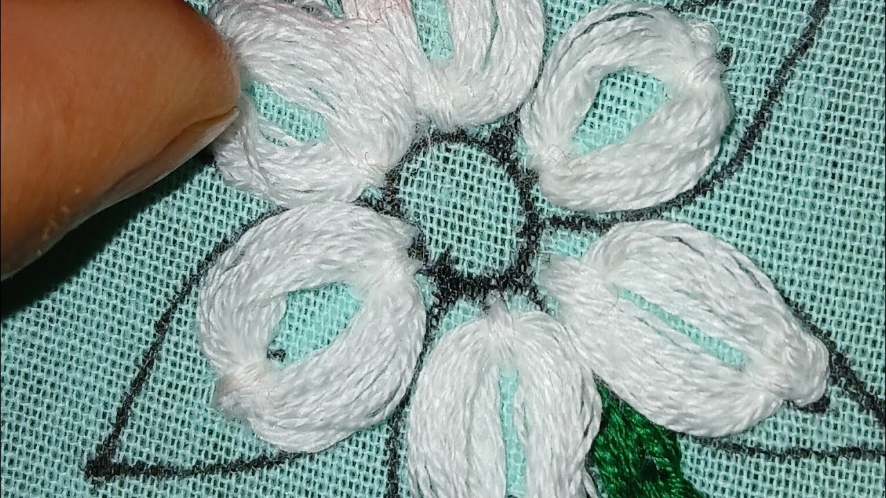 Chain stitch embroidery design/hand embroidery stitches/ kadhaidesign