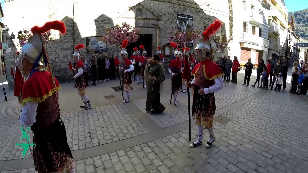 Sortida de l'església Processó dels Armats 2017