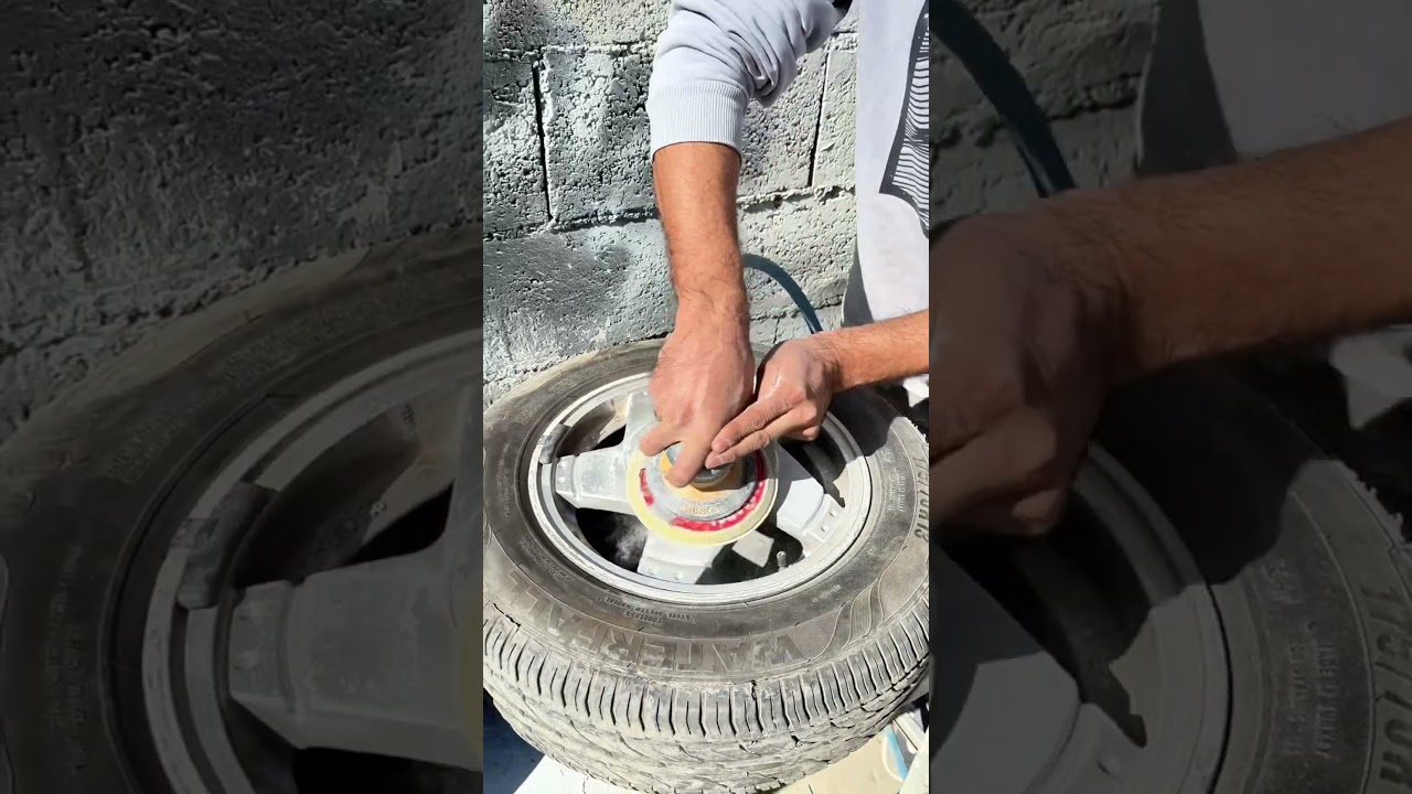 Jant zımpara işlemi #automobile #detailwork #satisfying #detailes #art #autodetail #shortvideos