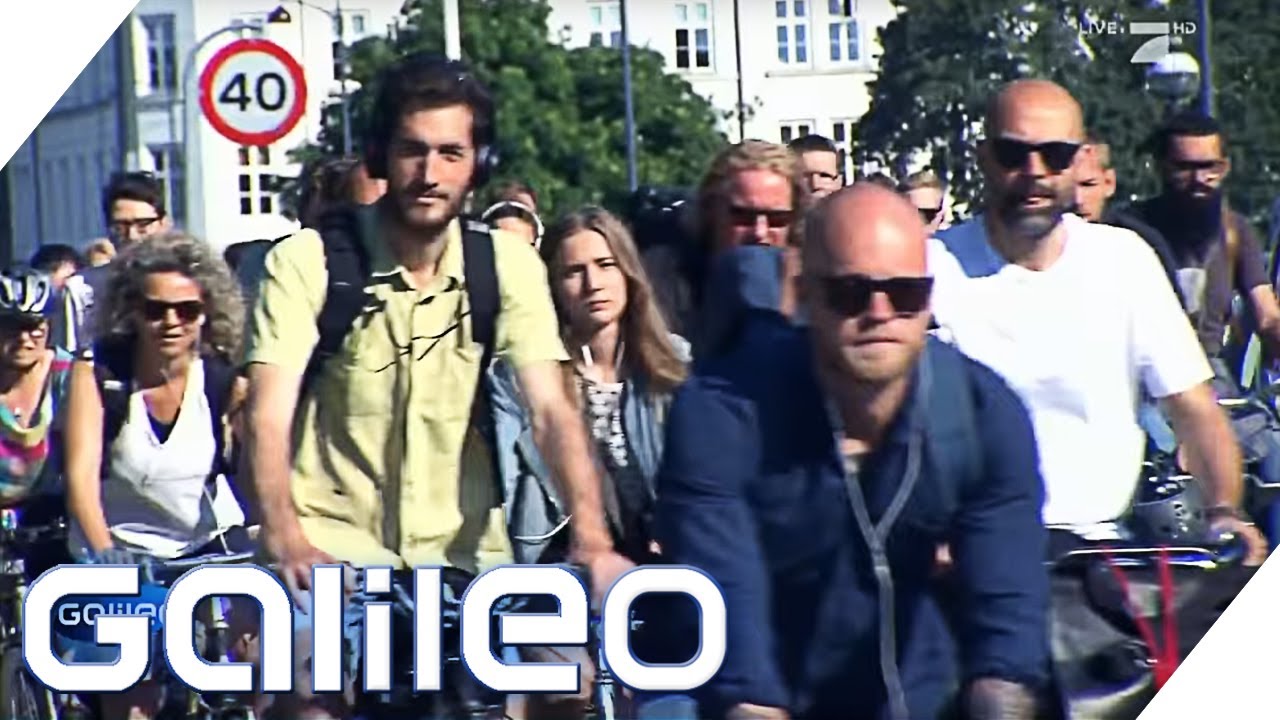 Fahrradstau in Kopenhagen | Galileo | ProSieben