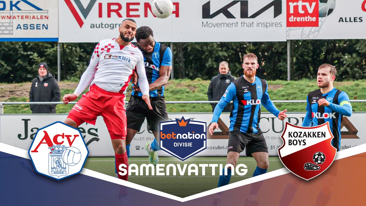HEVIGE PROTESTEN bij doelpunt 😡 | ACV Assen vs. Kozakken Boys | Samenvatting Betnation Divisie 23/24