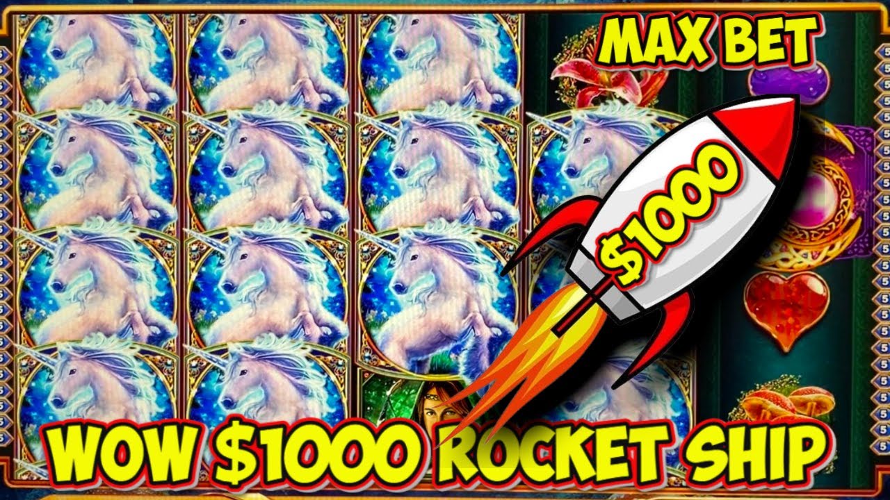 ✯ ROCKETING TO $1000 FAST WINS! ✯ MYSTICAL UNICORN MASSIVE HITS on WMS Classic Slot Machine MAX BET