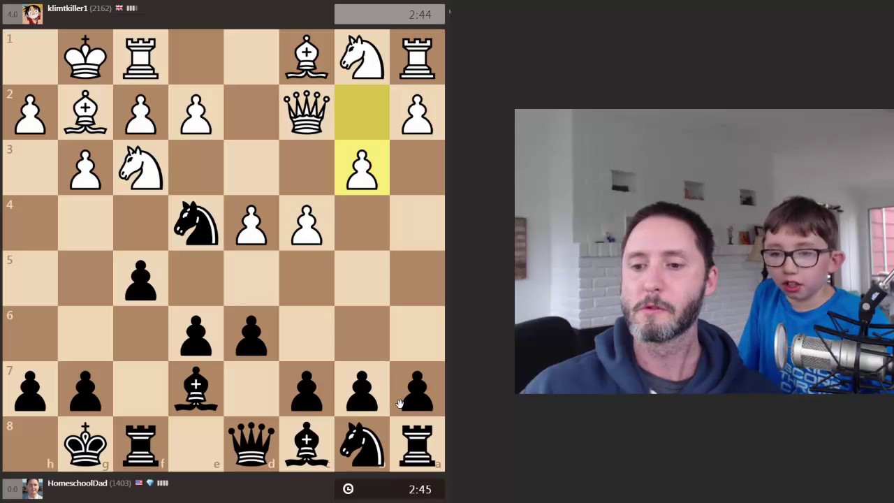 Chess Challenge - Whalehunting vs klimtkiller1(rated 2100!)