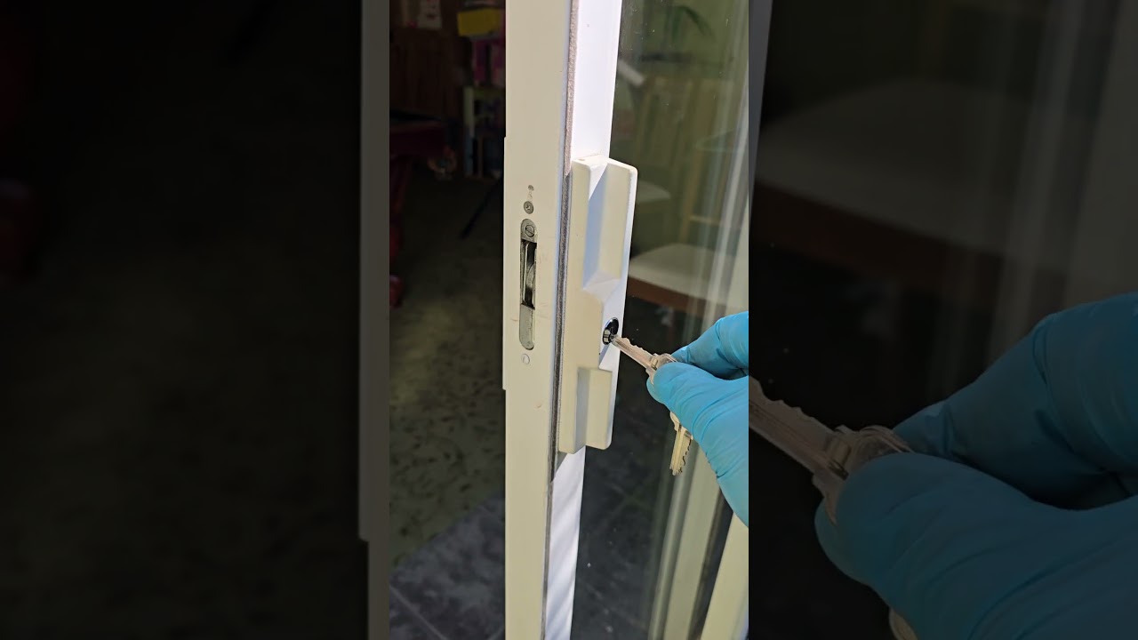 That's How Sliding Door Lock Should Sound | locksmith Vancouver BC patio Sliding door lock install