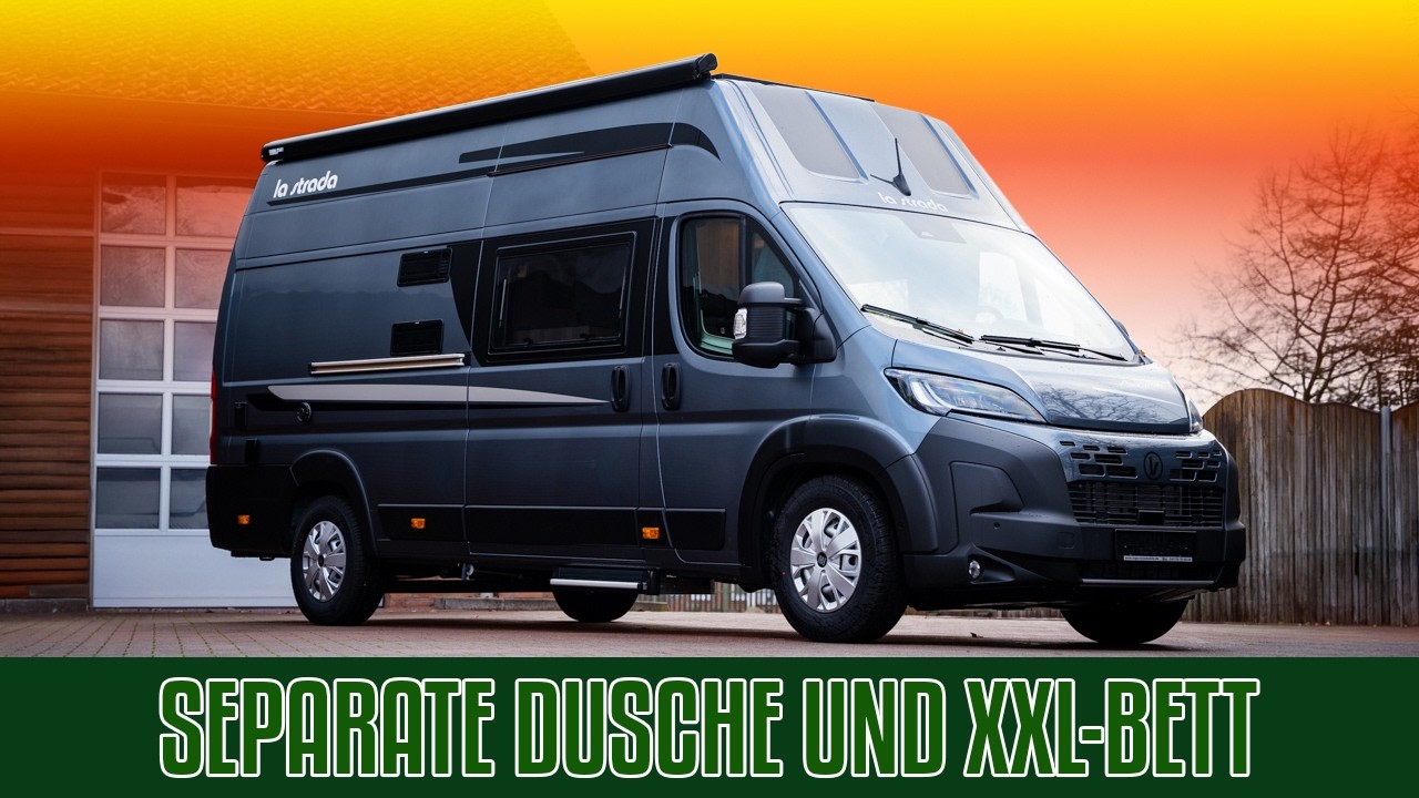 Der perfekte Kastenwagen? La Strada Avanti C mit Doppelboden, XXL-Bett und einzigartiger Nasszelle!