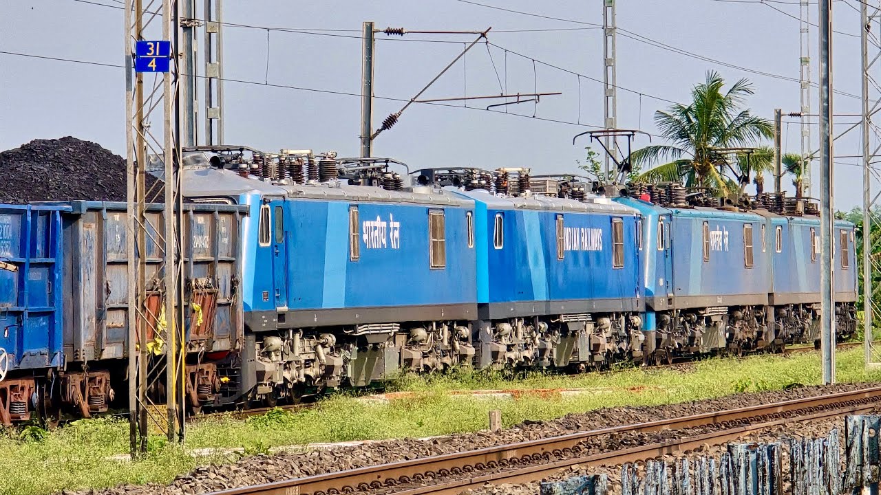 Electric Freight Locomotives of INDIAN RAILWAYS!! EF-12K, WAG-12B, WAG-7M, WAG-9, WAG-5!!