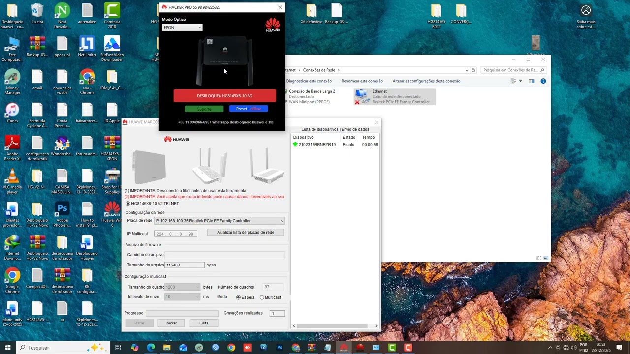 DESBLOQUEIO HG8145X6 10 V2 HUAWEI