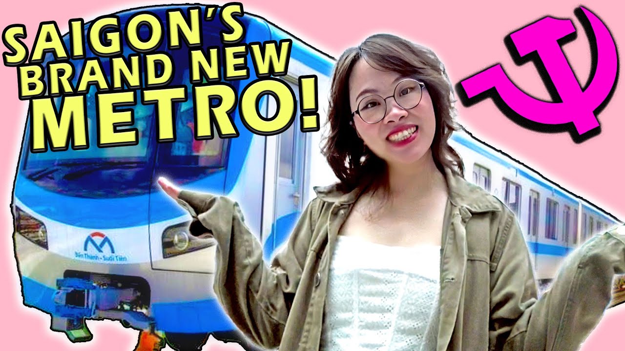 Ho Chi Minh City METRO TRAIN is ONLINE! Vietnam Public Transit Tour!