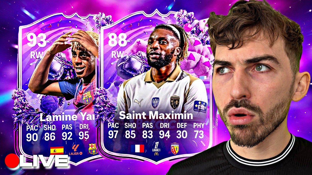 🔴 FUT BIRTHDAY vine cu RONALDO & SAINT-MAXIMIN & HEROES + ICONI NOI - FC 26 LIVE