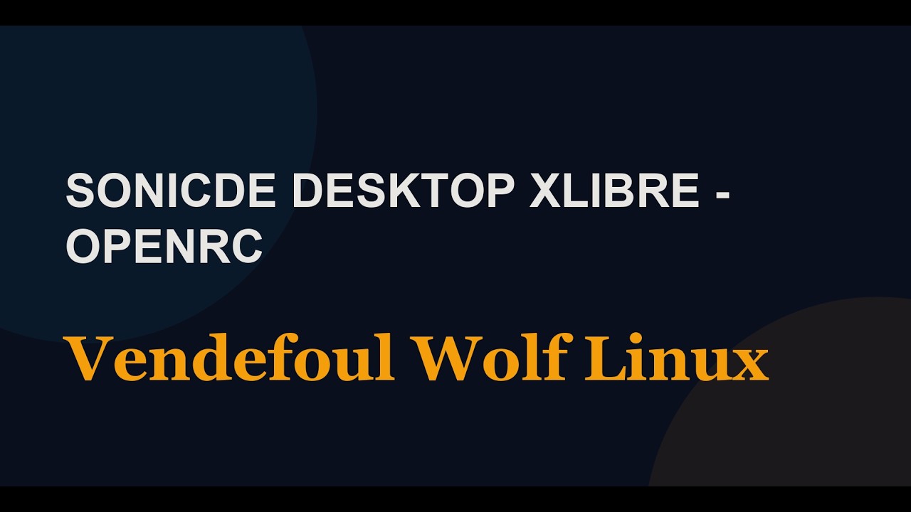 Linux-редактор, запретивший Systemd и Wayland (знакомьтесь, SonicDE!)