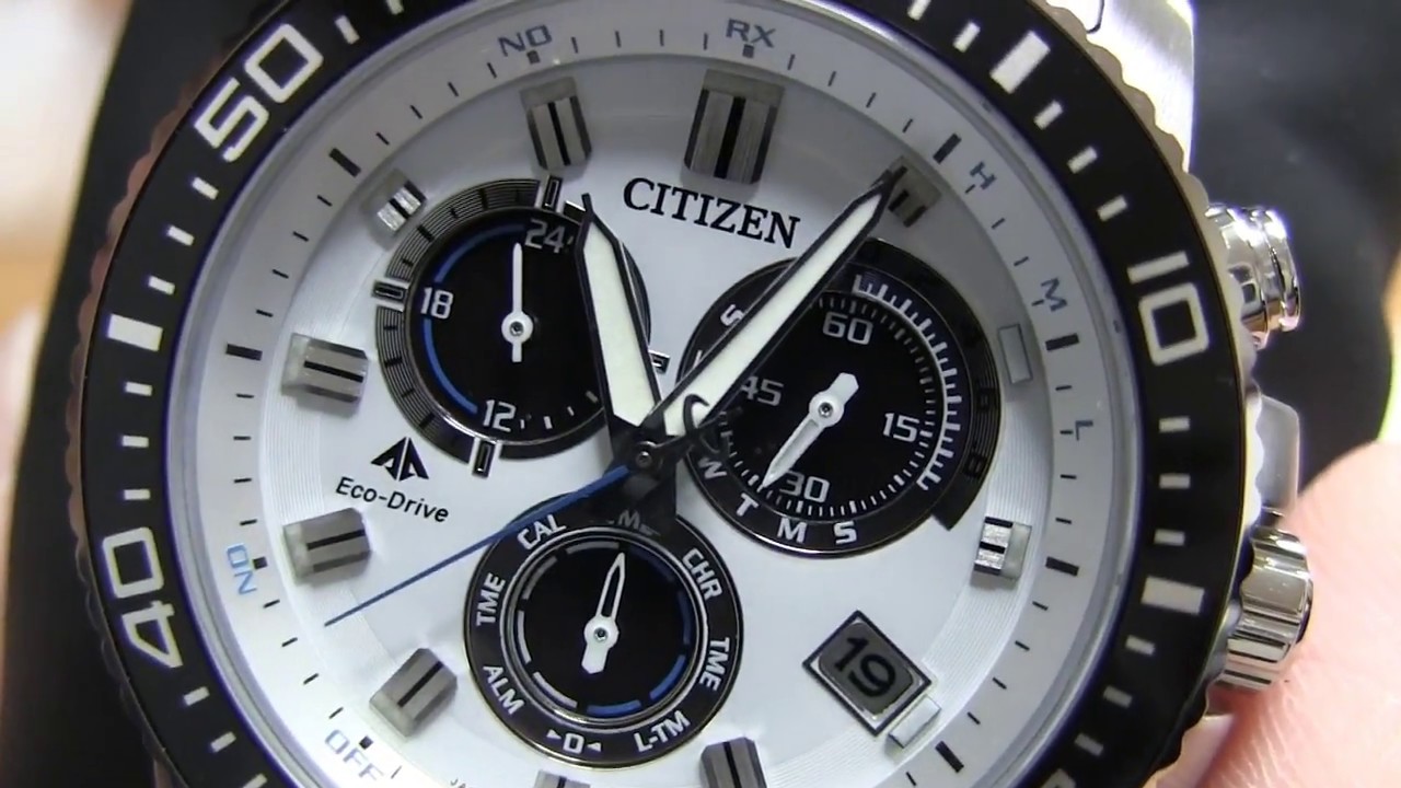 CITIZEN  PROMASTER Eco-Drive 電波時計　クロノグラフ　PMP56-3053 開封