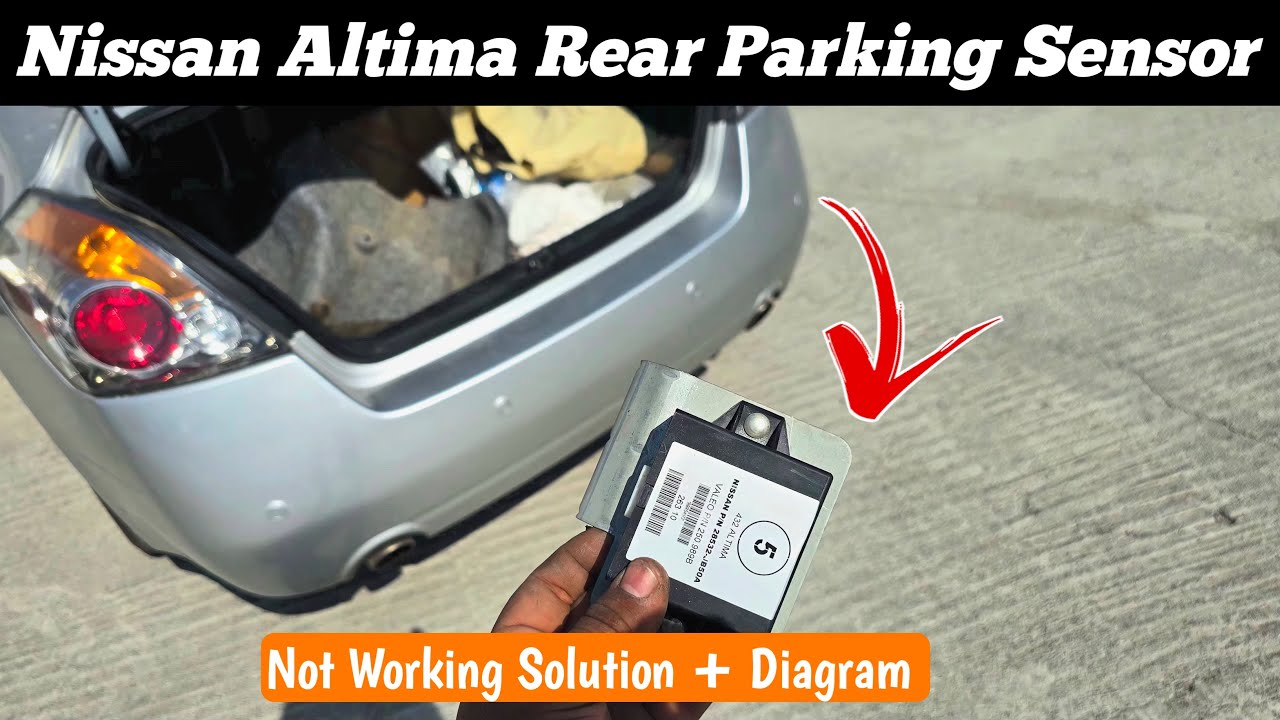 Parking Sensor Error Nissan Altima || wiring Diagram + Solution 💯