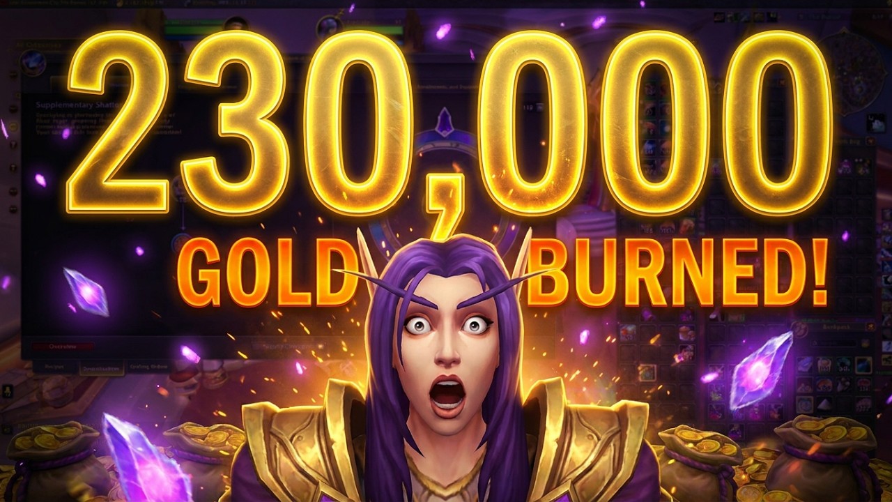 I Just Burned 230k Gold Leveling Enchanting… Let’s See If That Was Smart
