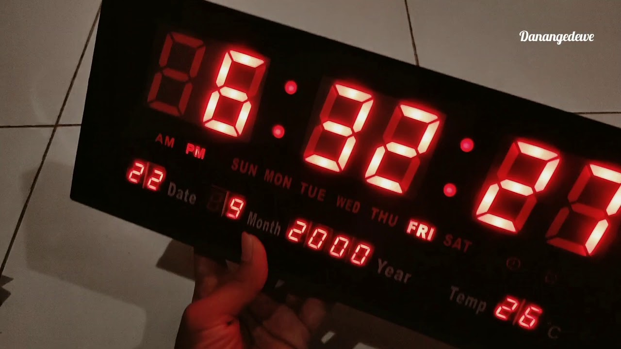 Seting jam Digital dan Alarm Type 3615 cara stel jam dinding 3515