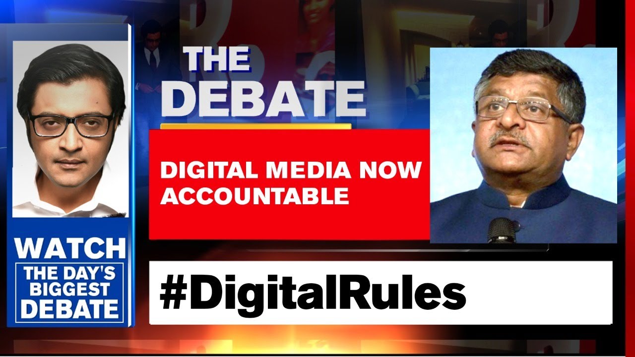 Centre Issues New Regulation For OTT & Social Media Platforms | The Debate With Arnab Goswami