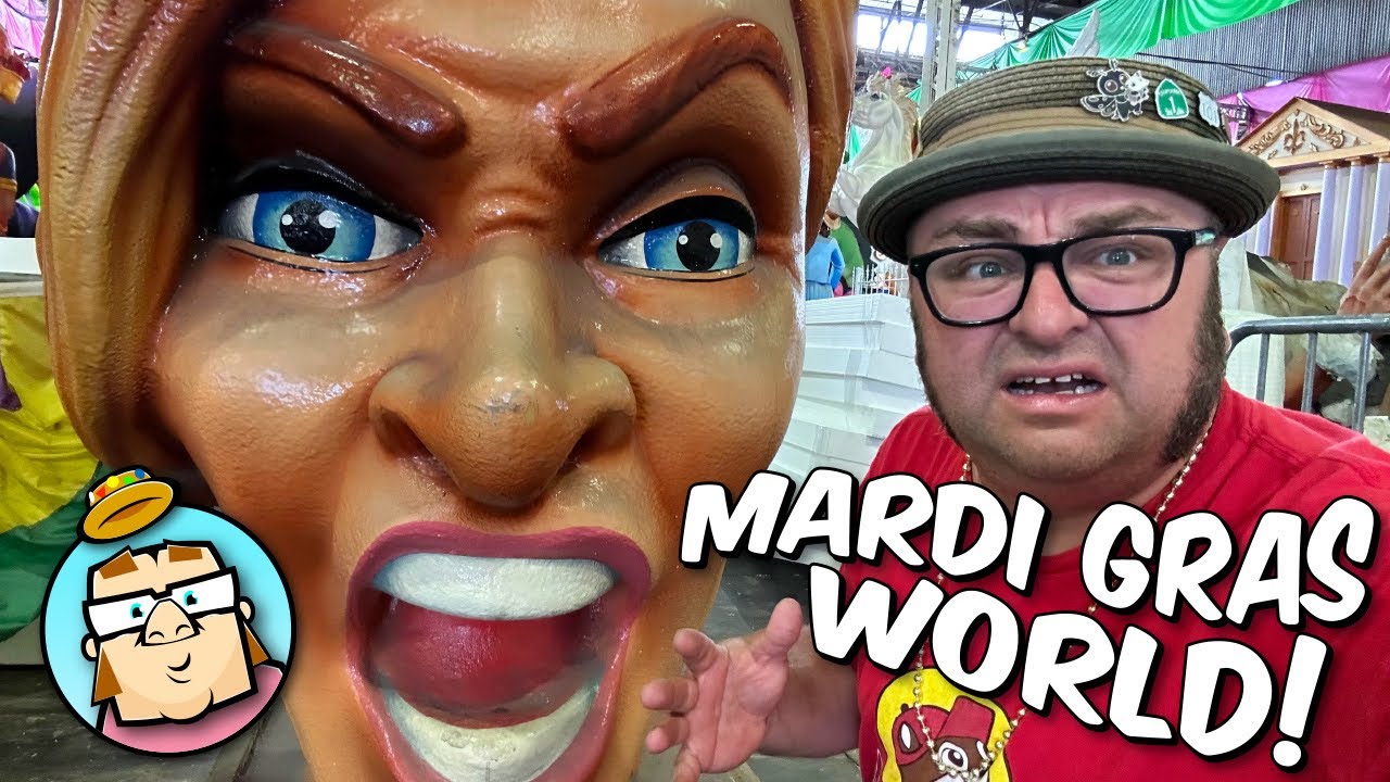 Mardi Gras World - Where Parade Floats Are Made - Hall of Giant Parade Used Floats - New Orleans, LA