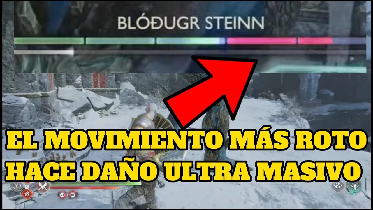 &iquest;COMO HACER EL MOVIMIENTO M&Aacute;S ROTO DE GOD OF WAR RAGNAROK?