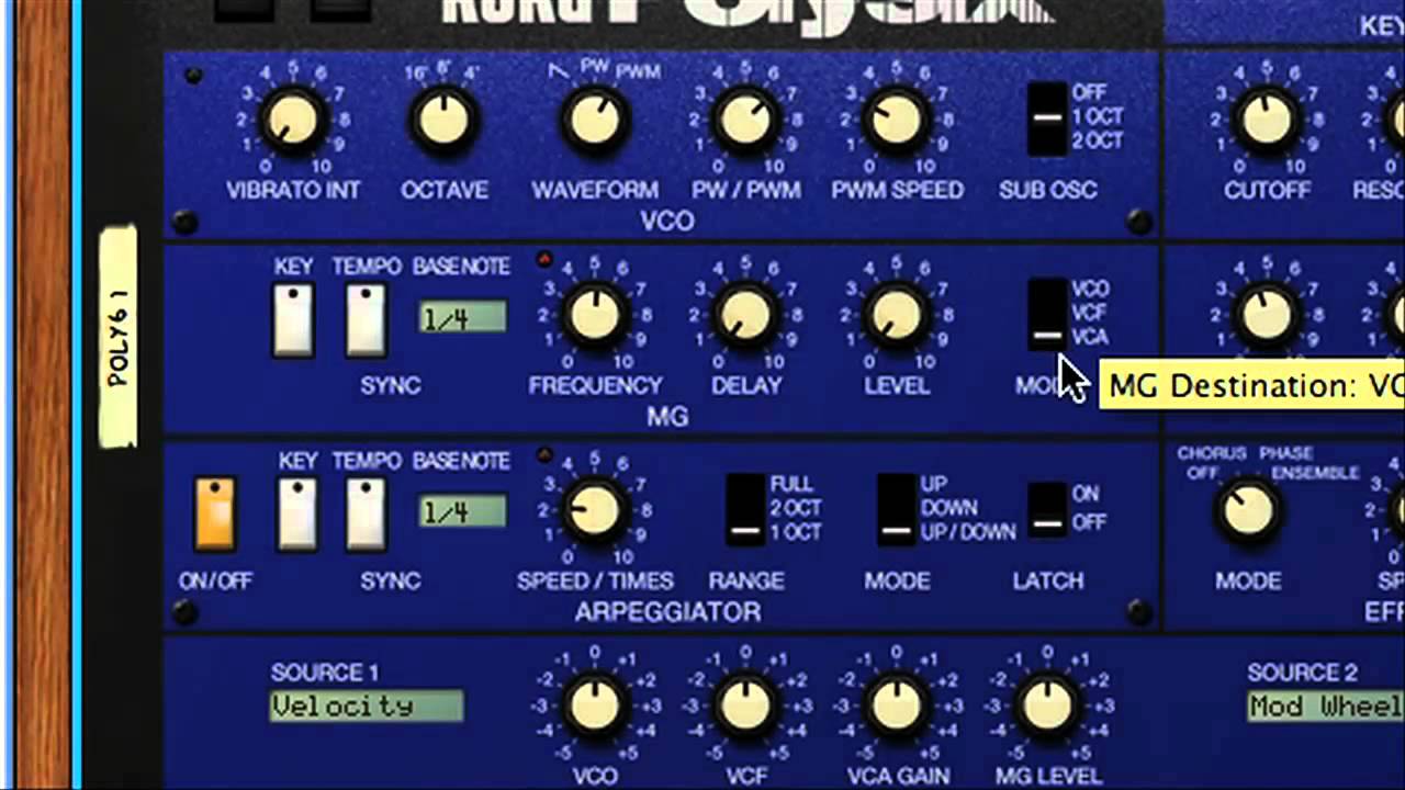 Guide to Reason Rack Extensions Part 1 - Korg Polysix
