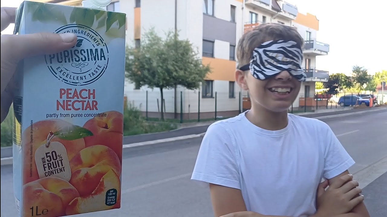 Ghicește ce Suc bei legat la ochi sau ești Udat cu Apă!