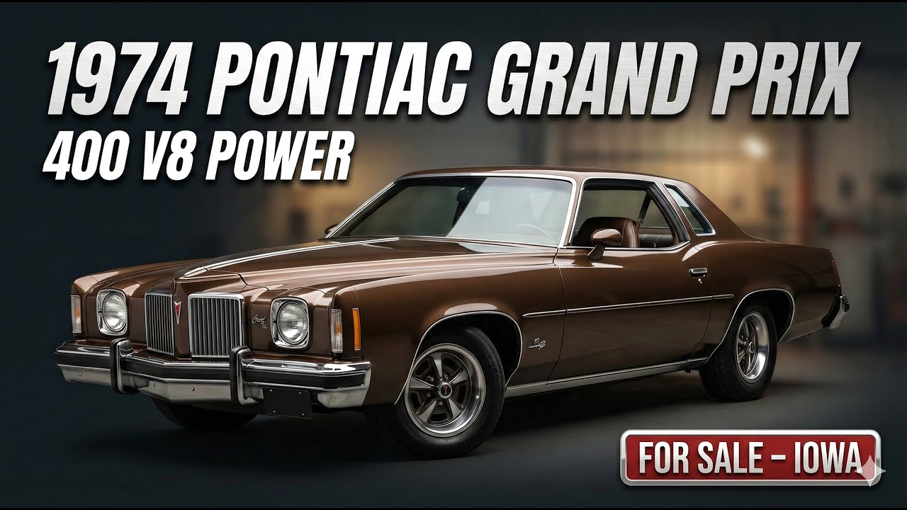 Продается Pontiac Grand Prix 1974 года выпуска в Айове | Мощность 400 V8 | Чистый классический ав...