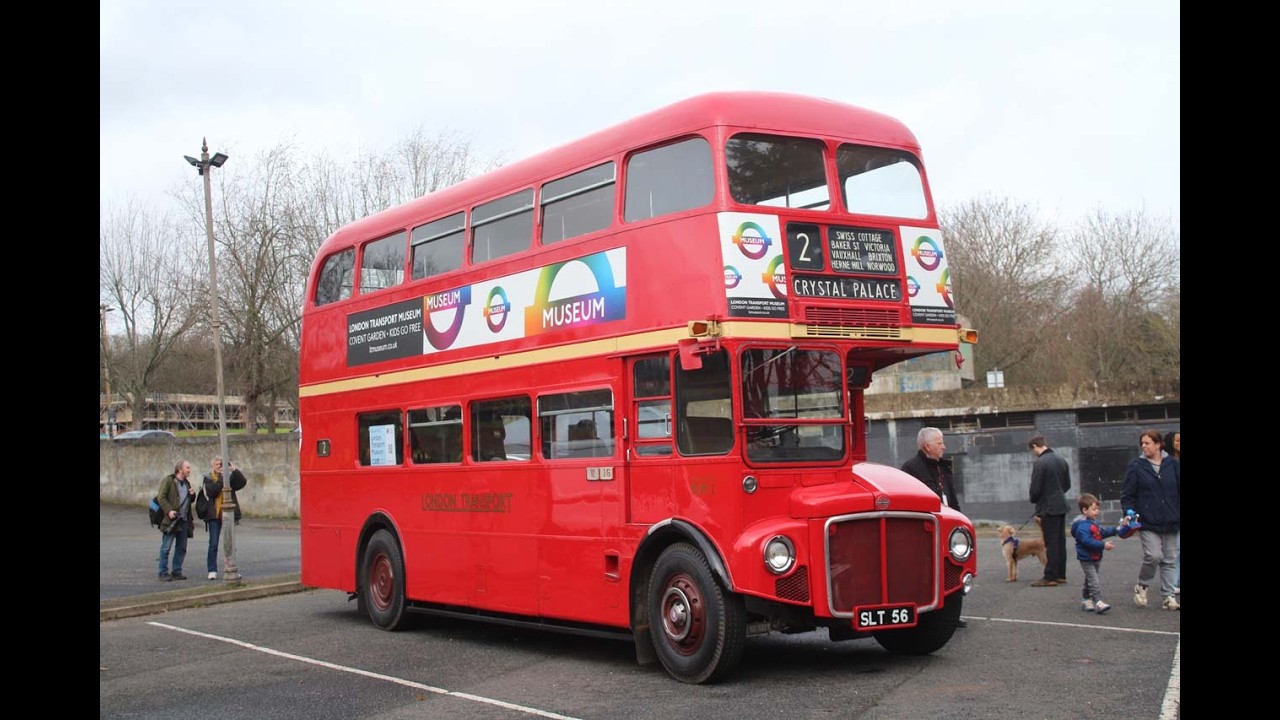70 YEAR ANNIVERSARY COMMEMORATION OF  LONDON TRANSPORT ROUTEMASTER RM1 ENTERING SERVICE ON ROUTE 2