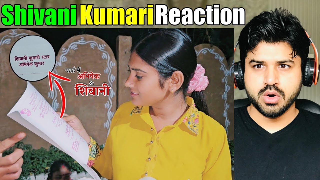 Pakistani Reacts to Indian shaadi ke kaard mein abhishek aur shivani Kumari ka naam Reaction Vlogger