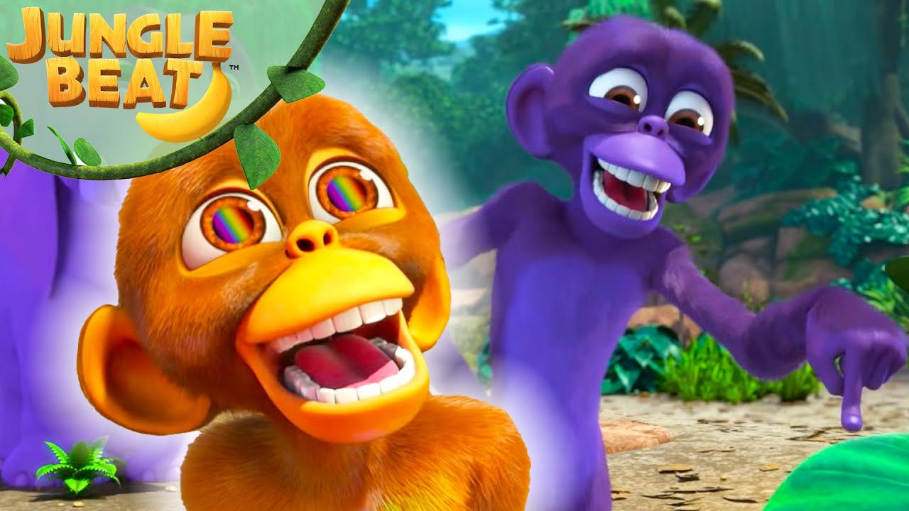 Munki Can be Any Colour! | Jungle Beat: Munki & Trunk | Kids Cartoon 2025