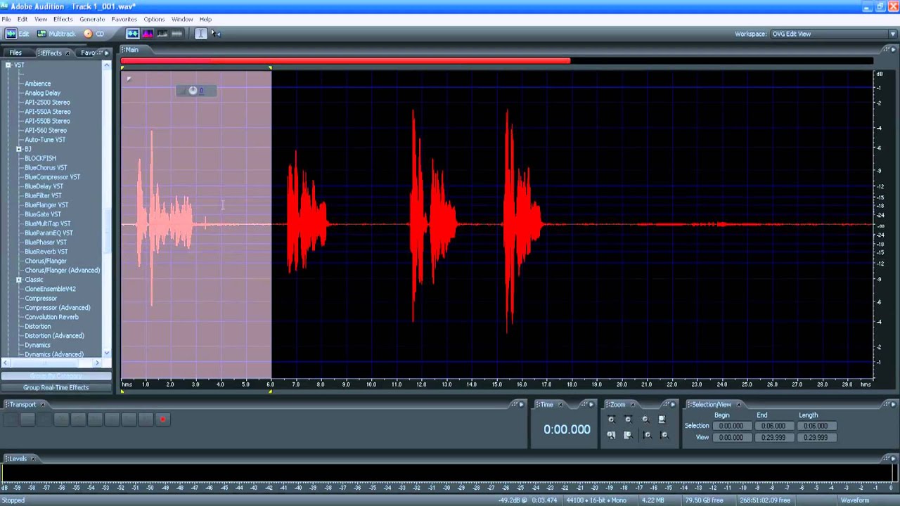Clear Crisp Vocals In Adobe Audition 3