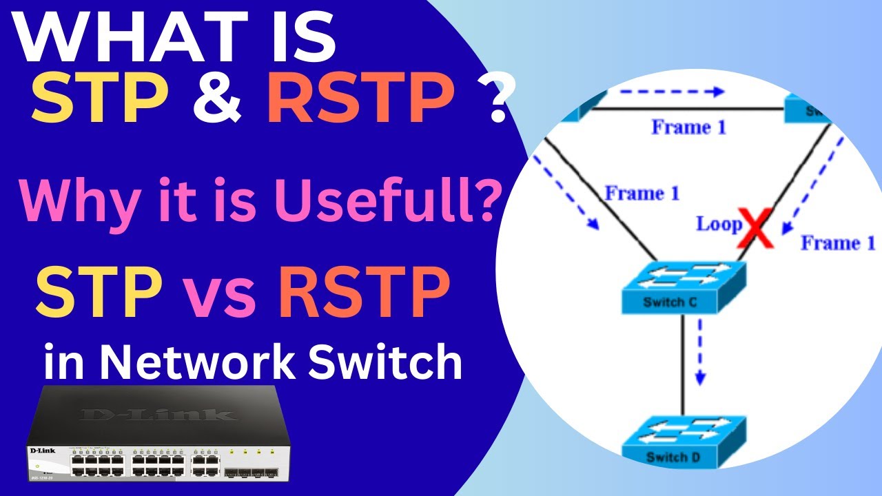 What is STP vs RSTP and Why it Usefull in Networks| STP Vs RSTP Protocol in L2 Switches