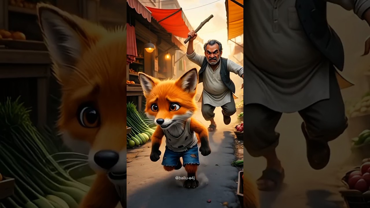 “Fox Baby Shares Bread 🦊🍞”