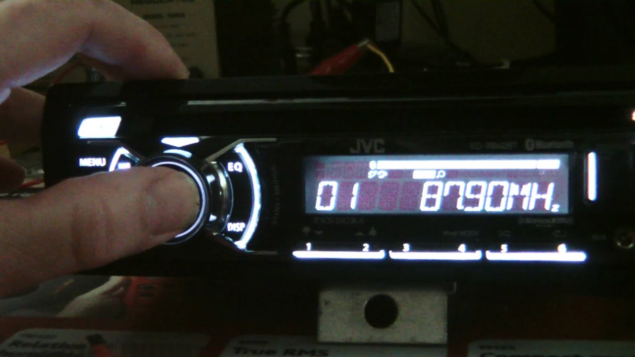 JVC KD-R840BT / KD-A845BT / KD-R740BT CD receiver initial inspection.