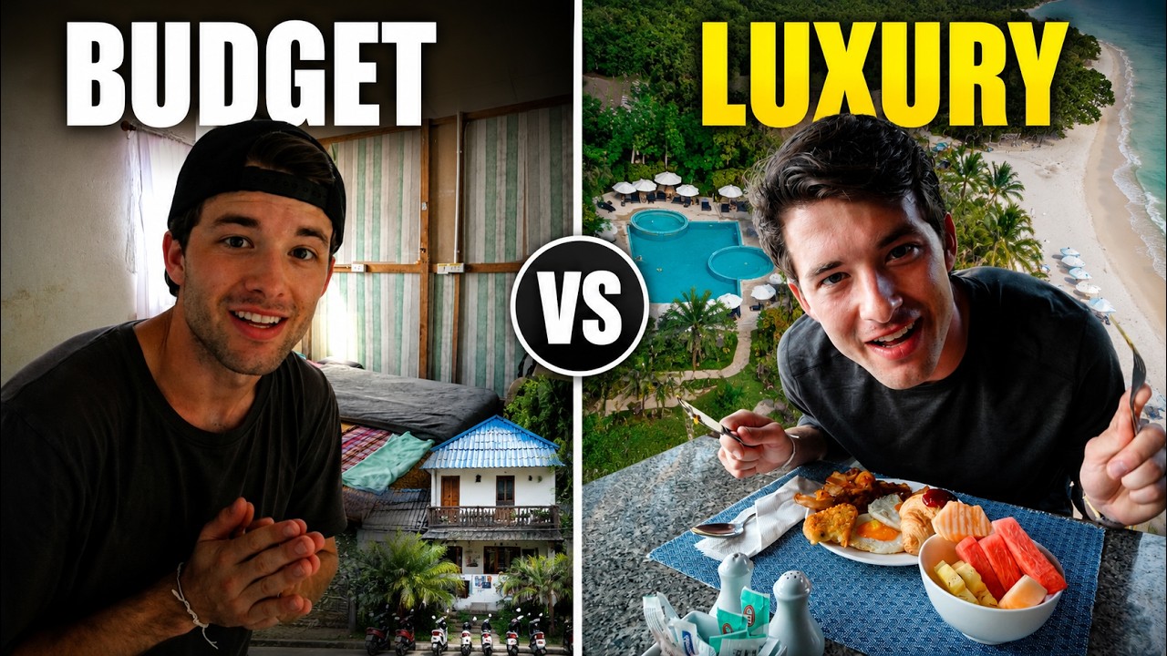I Tried Budget vs Luxury Island Life in Thailand