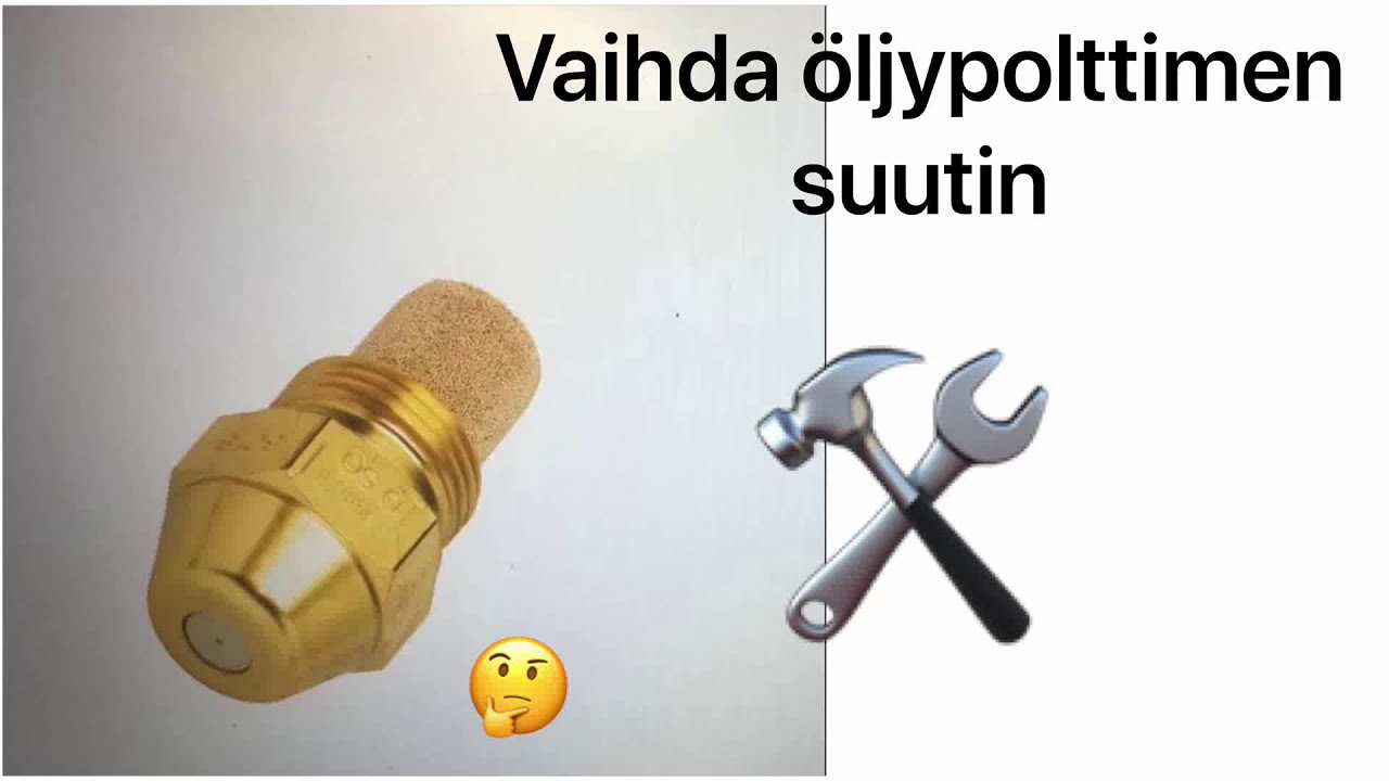 Oilon Junior Pro - Vaihda &ouml;ljypolttimen suutin