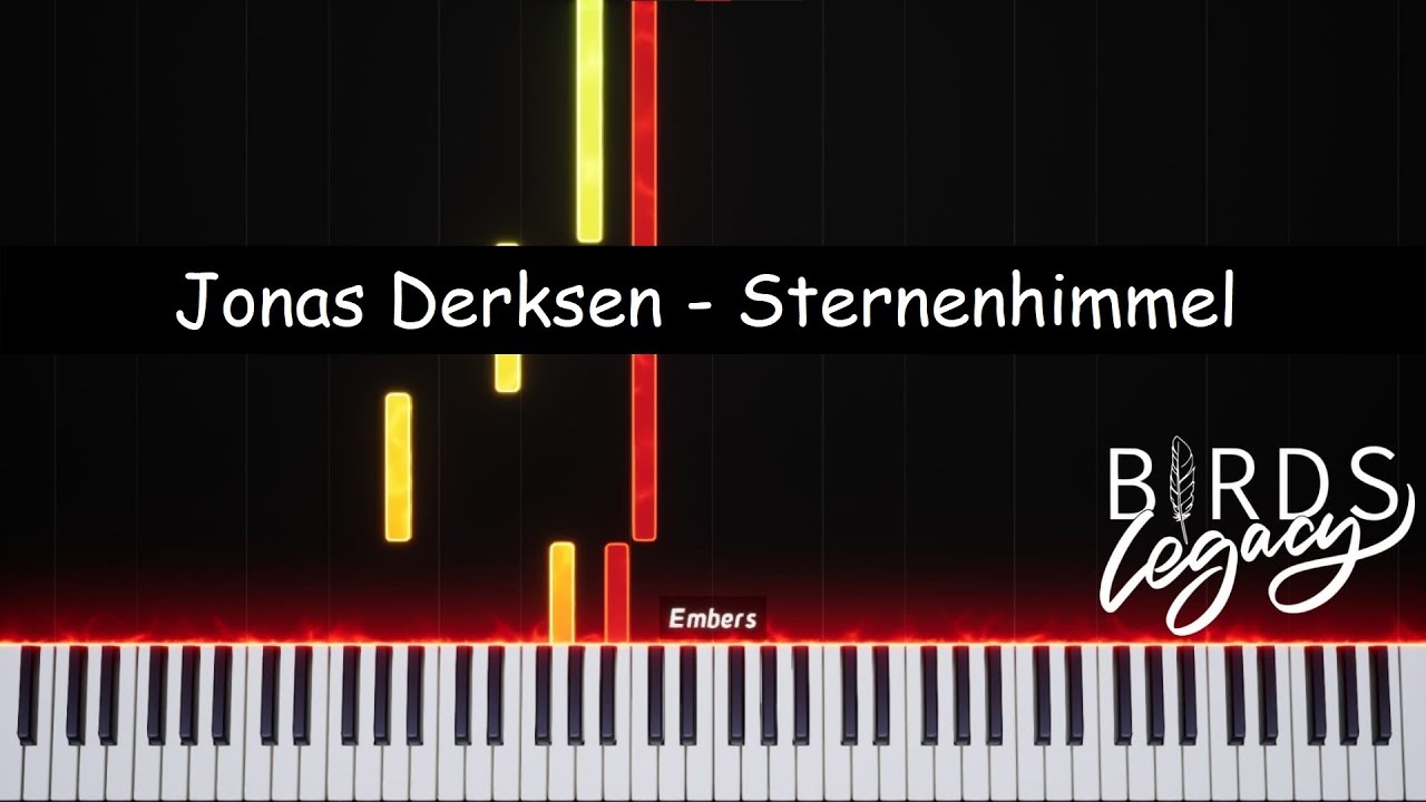 Jonas Derksen - Sternenhimmel | Piano Tutorial