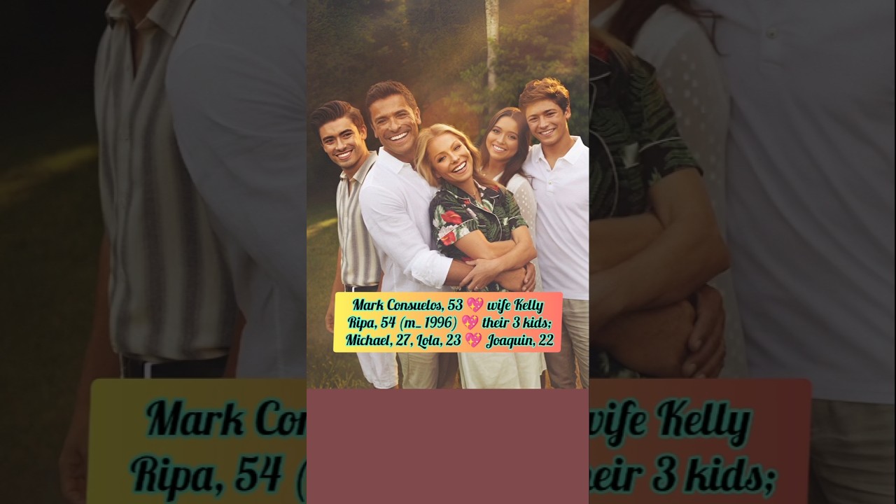 Meet Mark Consuelos and Kelly Ripa's Family and Kids #family #celebrity